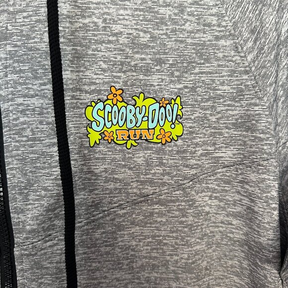 RM RUNNING MAN SCOOBY DOO RUN JACKET MEN'S SIZE "L" ZIP GREY ATHLETIC WEAR - Picture 4 of 11
